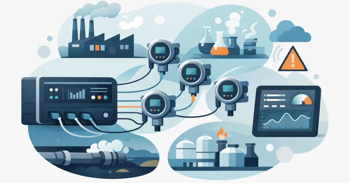 Multiplexer Systems for Gas Detection