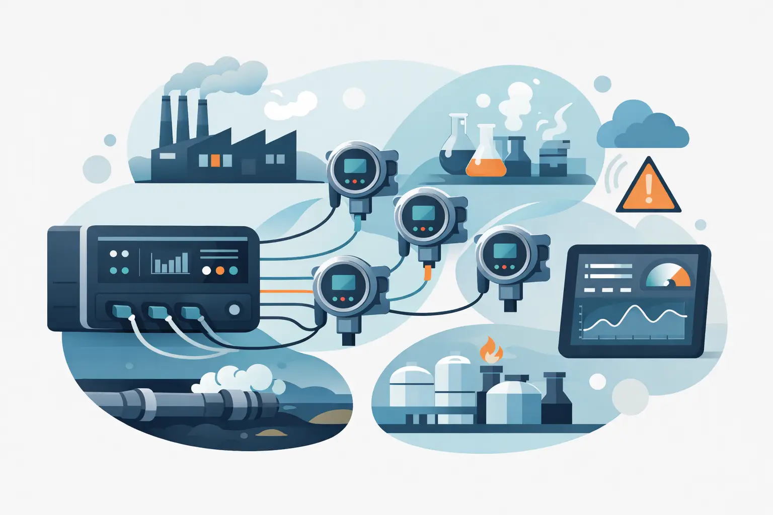 Multiplexer Systems for Gas Detection