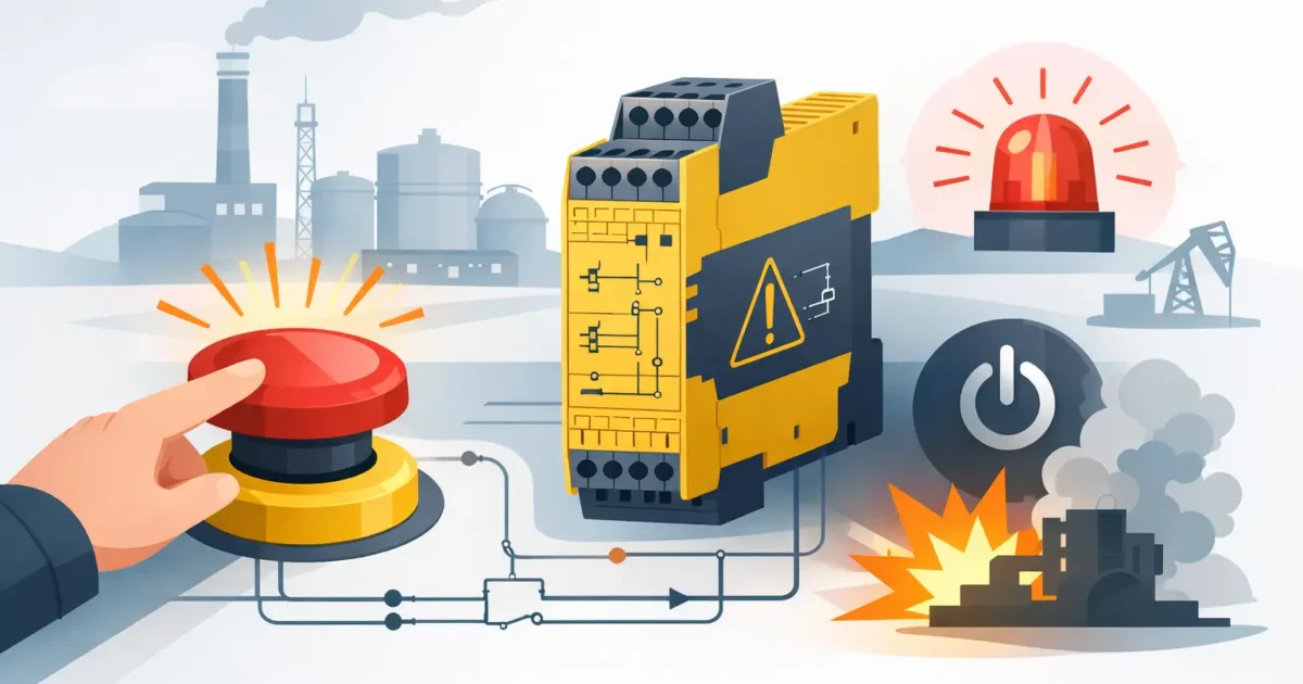 Safety Relay for Emergency Shutdown Explained